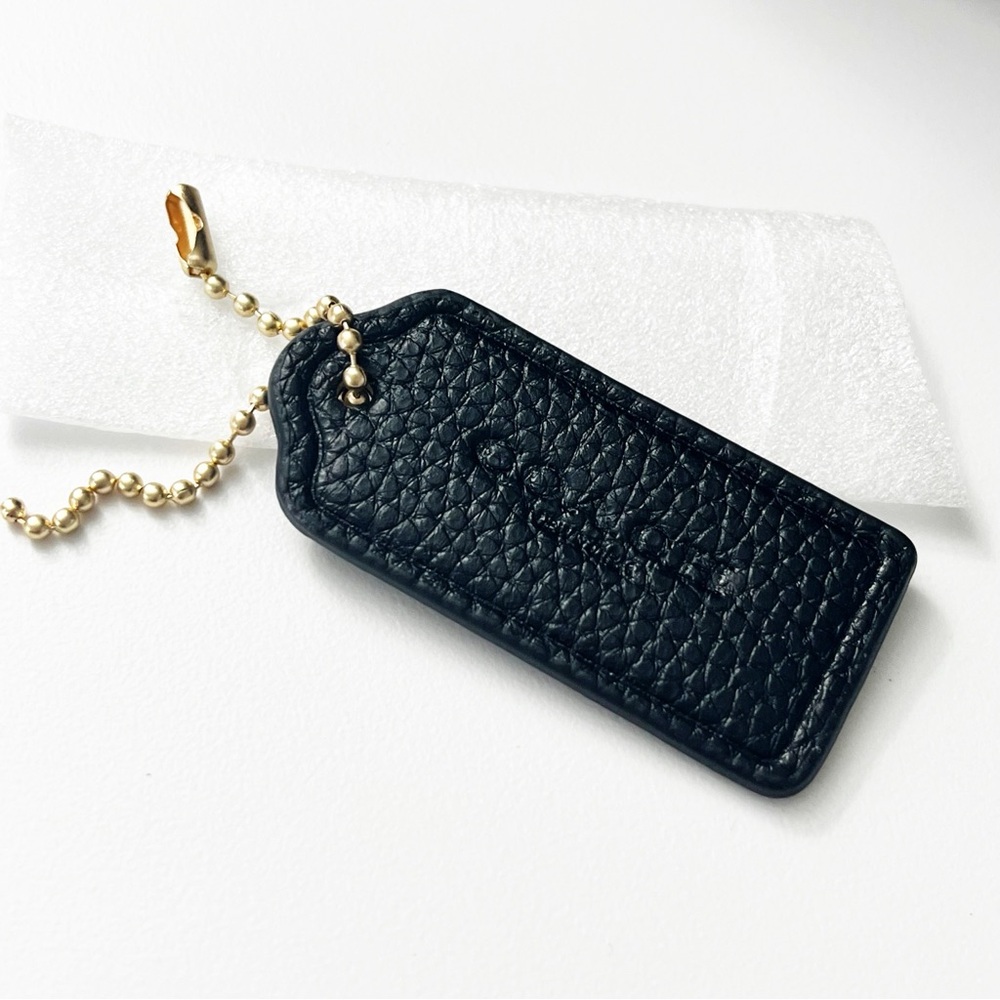 NEW Coach Teri Shoulder Bag in Black Pebbled Leather - Picture 9 of 9